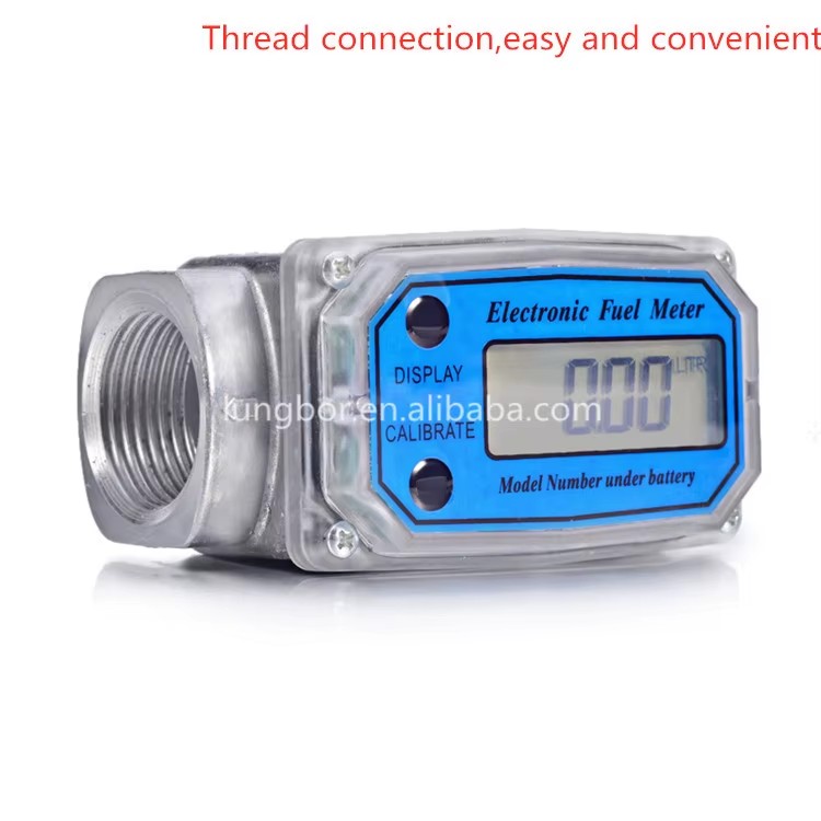 Electronic Turbine Flowmeter/Digital Diesel Fuel Gasoline Flow Meter/ Liquid Flow Meter