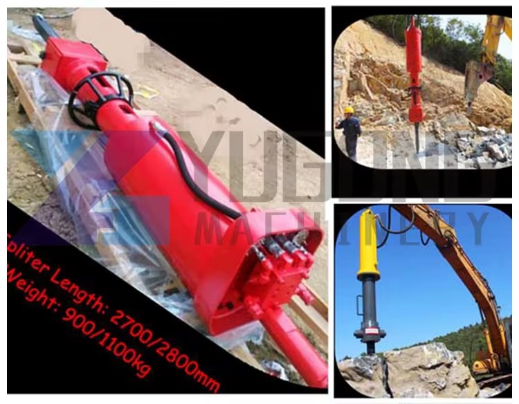 Rock Breaker Price And Granite Stone Splitting Wedge Machine For Hydraulic Rock Splitter
