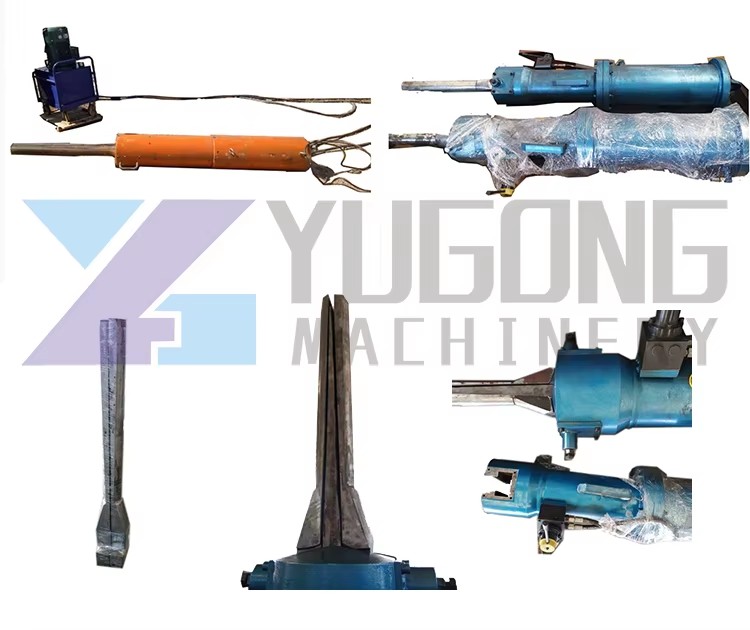 Rock Breaker Price And Granite Stone Splitting Wedge Machine For Hydraulic Rock Splitter