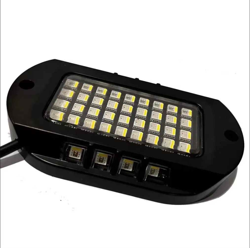 Car Accessories Rock Light Kit High Power 4-in-1 Chips Rock Truck Light 44LED RGBW Rock Lights