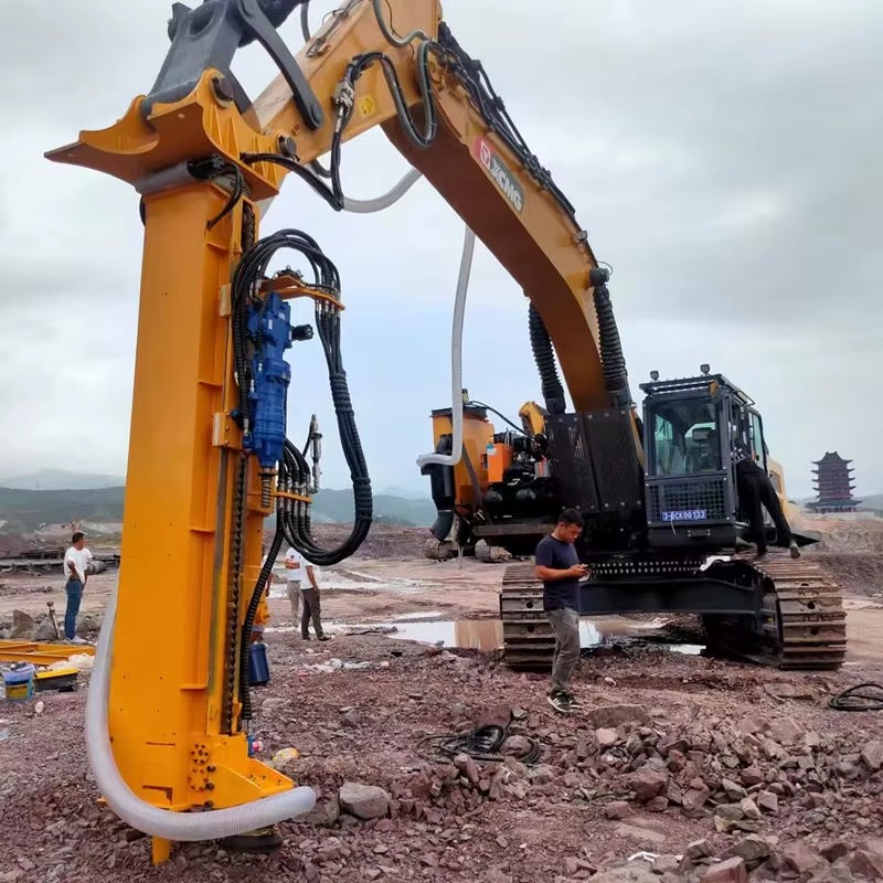 PD115 Integrated Hydraulic Drilling and Splitting Machine for Rock Breaking and Demolition