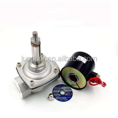 304 Stainless Steel Solenoid Valves Normally Closed Brass 2W Water Valve 220V 24V DN15 DN25 DN40 DN 50