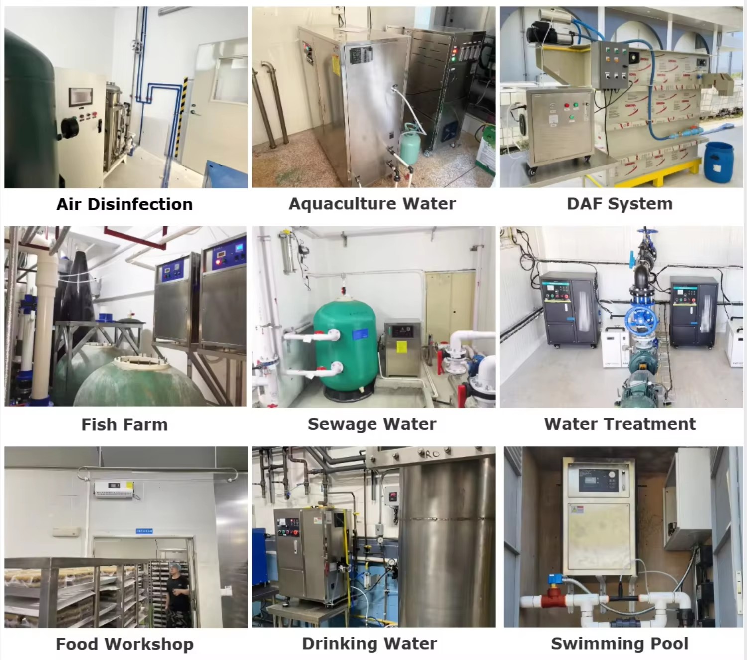 Industrial Ozone Generator Gas Energy Equipment O3 Generation System for Mining Chemical and Oil Gas Processing