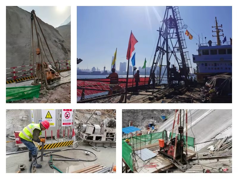 XY-2 Portable Rock Core Drilling Rig with Diesel Engine Gearbox and Bearing Essential Components Including Pump Motor Gear