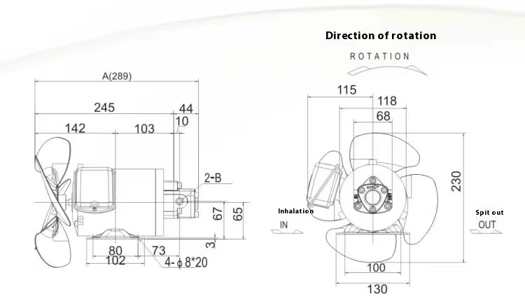 ROP-1ME200 Oil Cooler and Pump Motor Compatible with Oil-11AM+230# Oil-12AM+230# Oil-13AM+230# for Gas Media