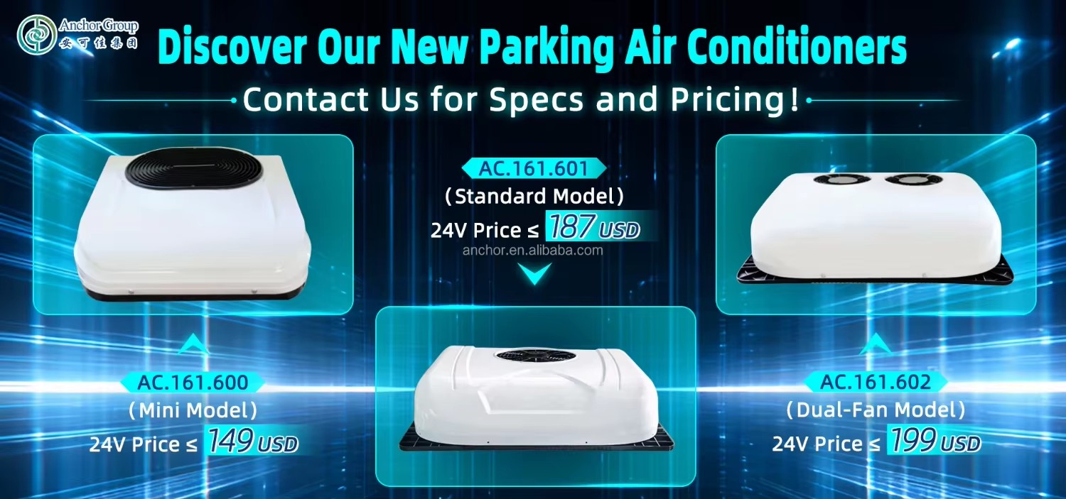 2300W 12V 24V Truck Climate Control Unit Commercial Vehicle Cooling System Electric Parking AC Energy Saving Climate Equipment