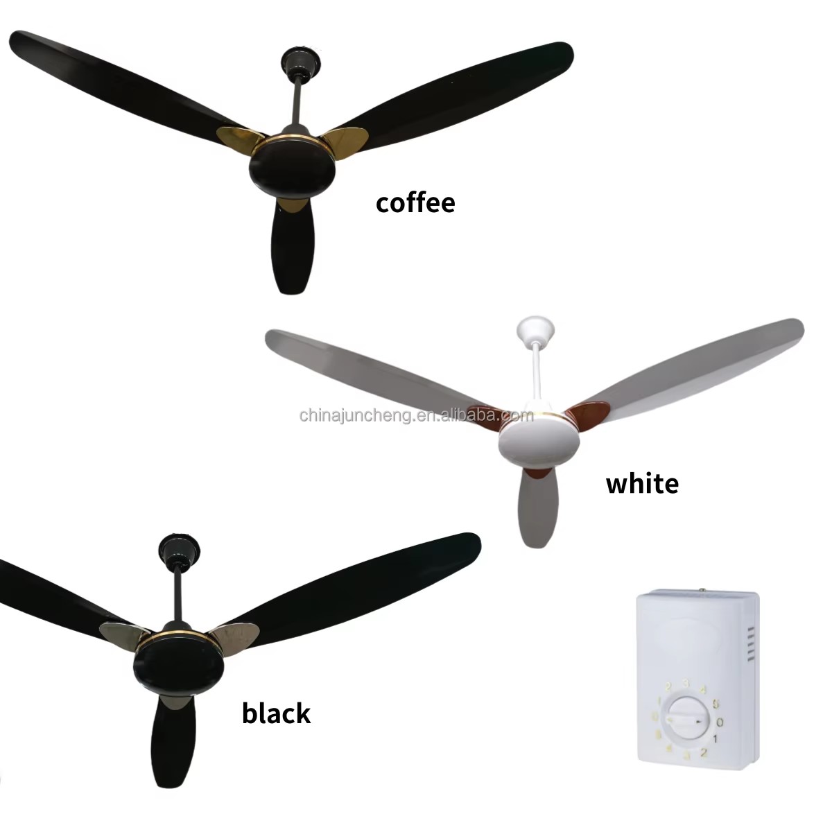 56 Inch Energy Saving Modern Decorative Electric AC Ceiling Fan with Copper Motor Luxury False Fans
