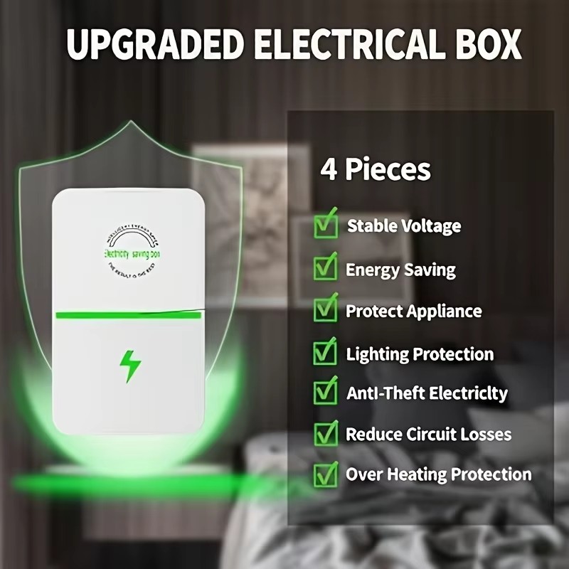Household Power Saver Energy Electricity Provided 90V-250V 30KW US/EU/ Electricity Saving Box Socket Power Factor Saver Device