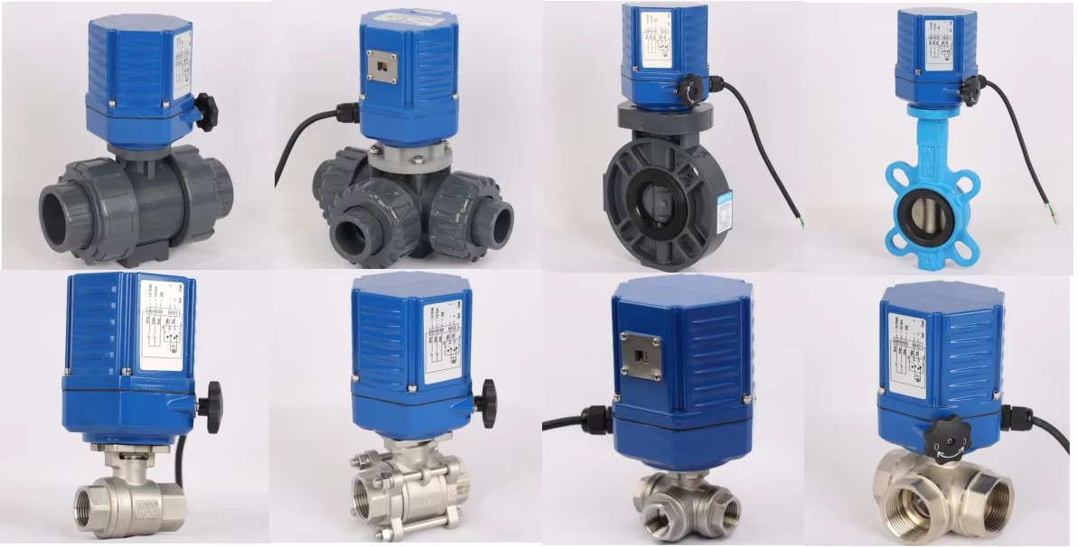 Aluminum Alloy Housing DC24V 24NM Electric Actuator for HVAC Air Handling Unit Damper Control