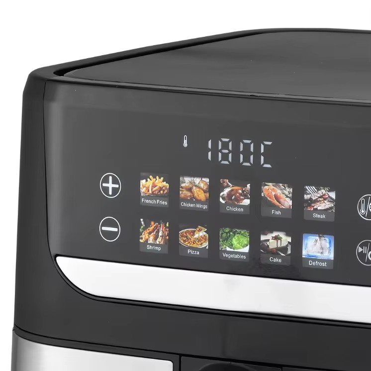 AKANE Air Fryer 1750W 6L Multi-Purpose Hot 360° Air Circulation Oil Reduced by 80% Digital Control for Roast Chicken Fries Cake