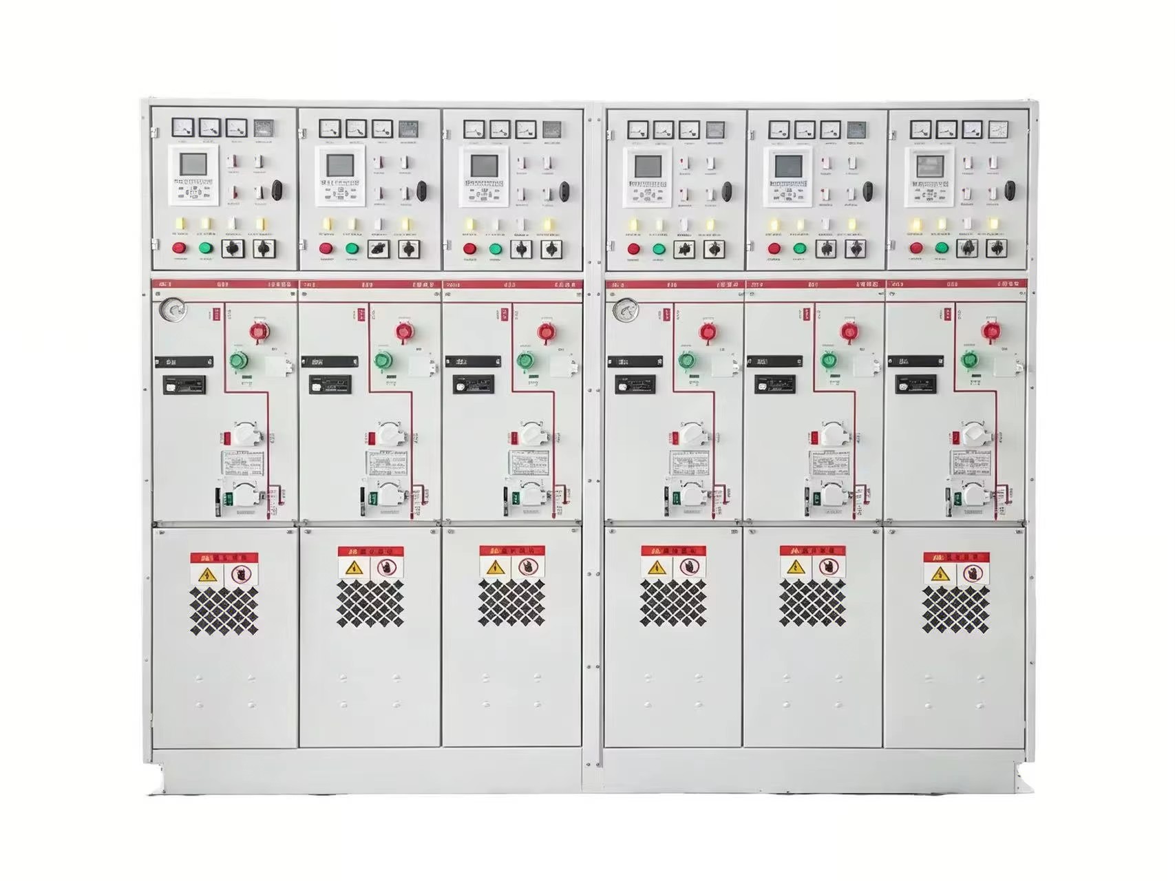 Outdoor SF6 Gas Insulated Ring Main Unit RMU 12kV Power Distribution Equipment