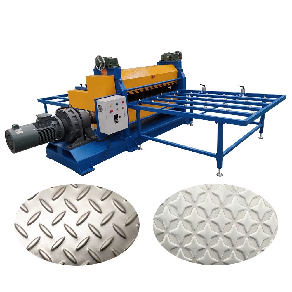Automatic Embossing Machine Line for Checkered Plate Steel Plate AL Stainless Steel