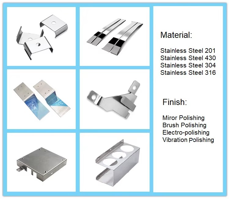 Custom Large Stainless Steel Punch Bending Forming Process Laser Cutting Welding Stamping Press Sheet Metal Fabrication Parts