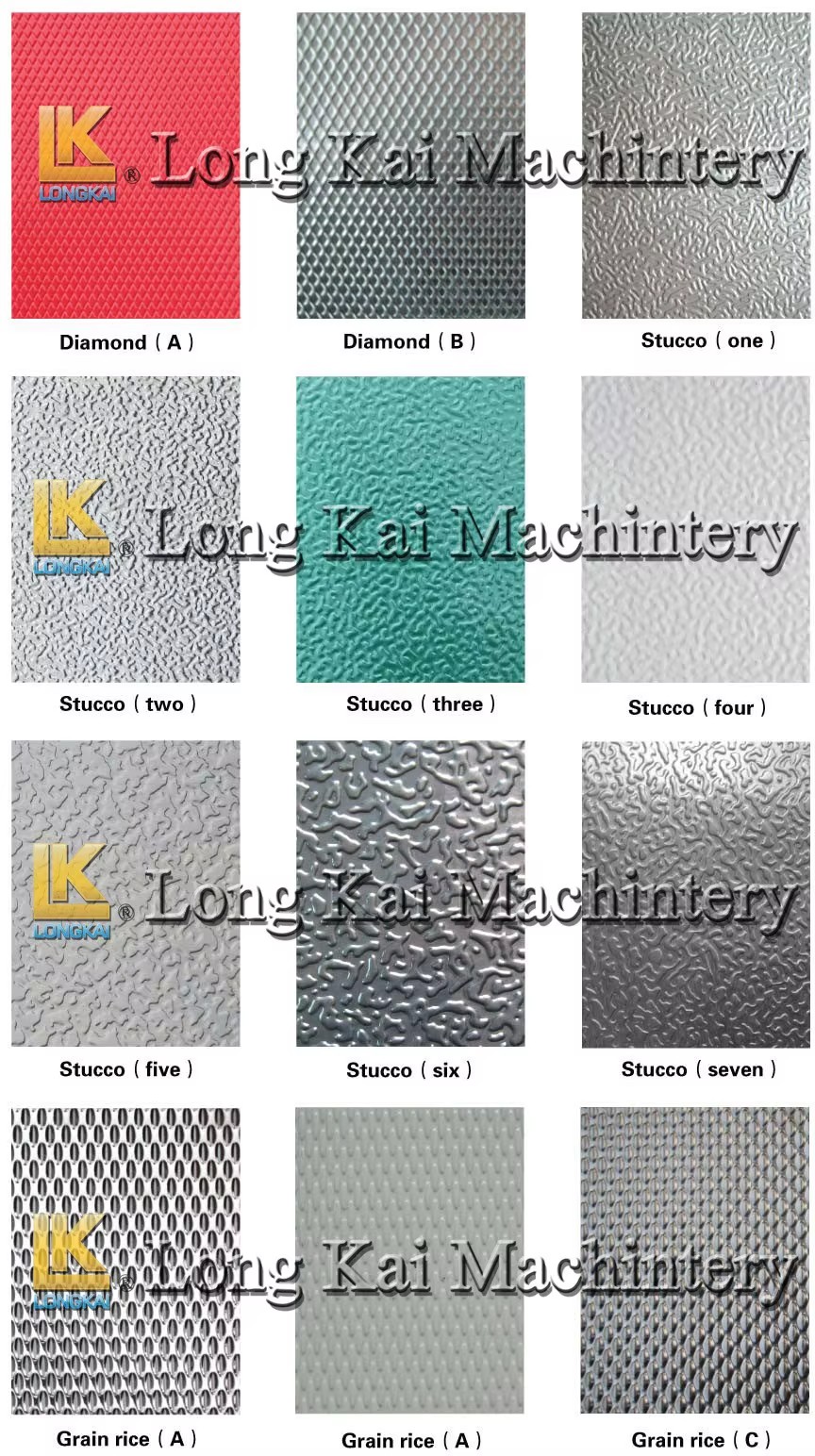 Coil Embossing Machine Line for PPGI GL Aluminum Stainless Steel