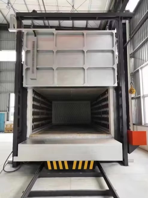 High Uniformity Digital Automatic Car Bottom Furnace Resistance Furnace PLC Controlled Alloy Material Bogie Hearth Annealing