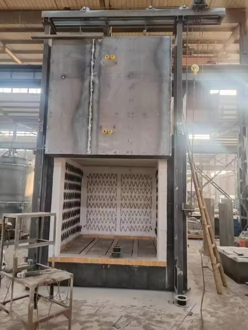 High Uniformity Digital Automatic Car Bottom Furnace Resistance Furnace PLC Controlled Alloy Material Bogie Hearth Annealing