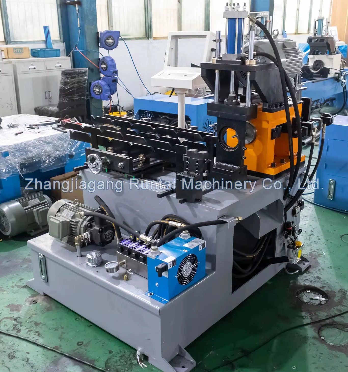 RT-150 Chamfer Both Side Automatic Pipe Stainless Machine Steel Round Bar Bolt End Machine