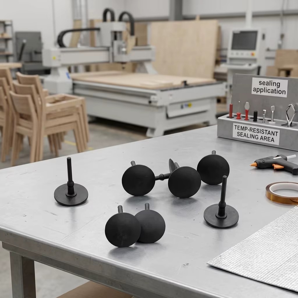 High-Temperature Resistant FKM Rubber Seals (15x15x30mm) Moulded for Smart Home Devices