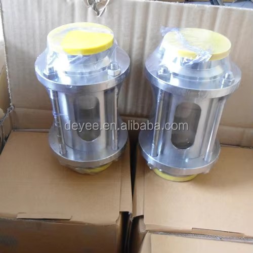 Stainless Steel SS304 Triclamp Sight Glass with Protective Sleeve