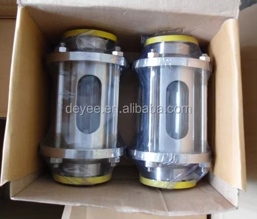 Stainless Steel SS304 Triclamp Sight Glass with Protective Sleeve