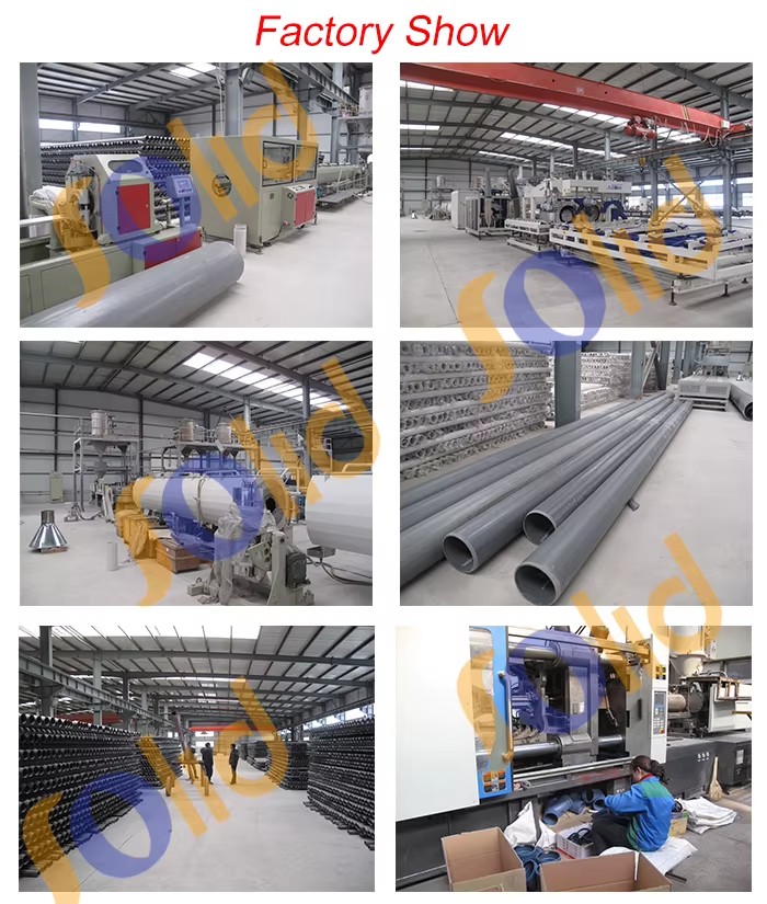 High Quality Clear 200mm Sch40 Sch80 Low Pressure ISO Certified Flexible PVC Water Pipe