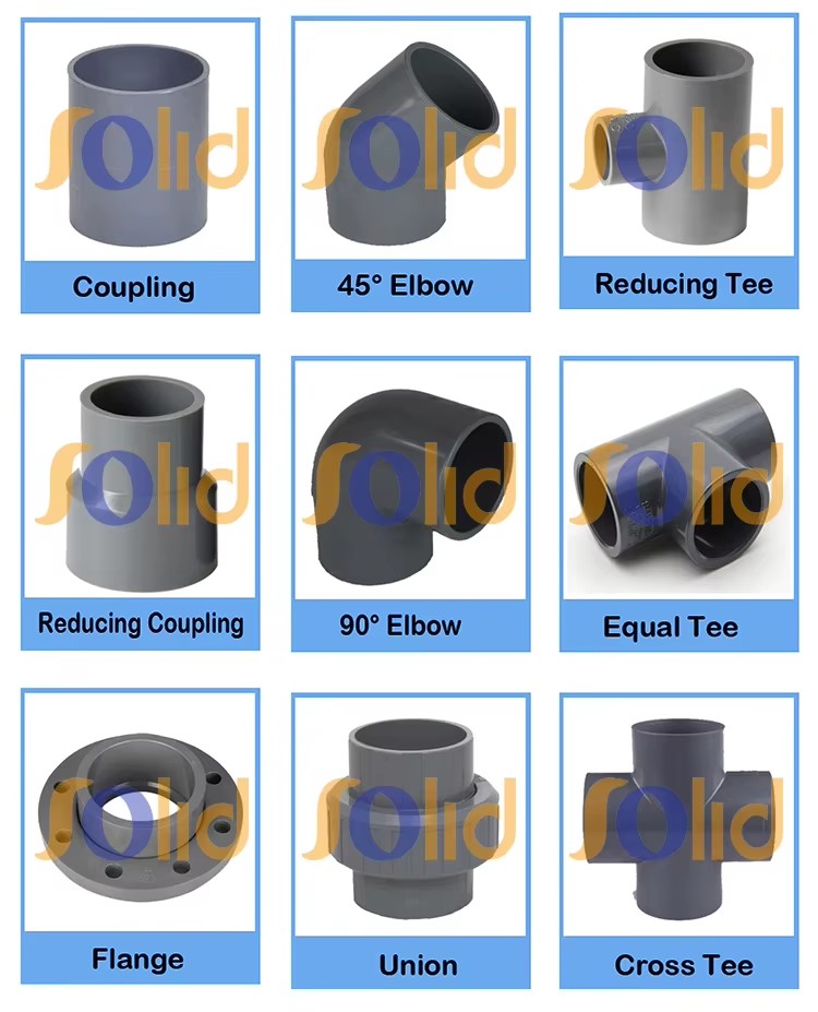 High Quality Clear 200mm Sch40 Sch80 Low Pressure ISO Certified Flexible PVC Water Pipe
