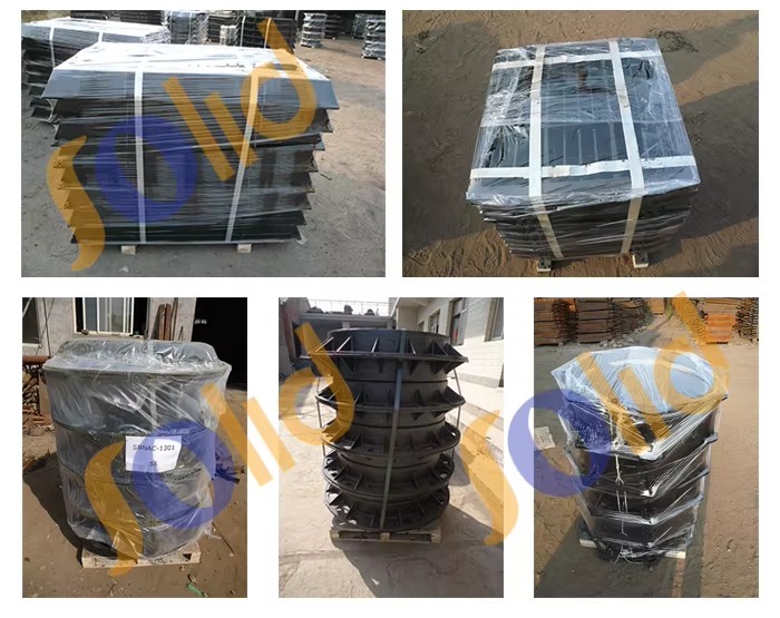 Heavy Duty DI Cast Iron Square Manhole Cover Floor Drain Grating Drainage Frame Channels EN124 Certified Brand