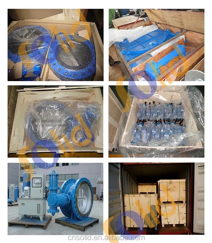 Manual Cast Iron Wafer Butterfly Valve With Flexible Flange End