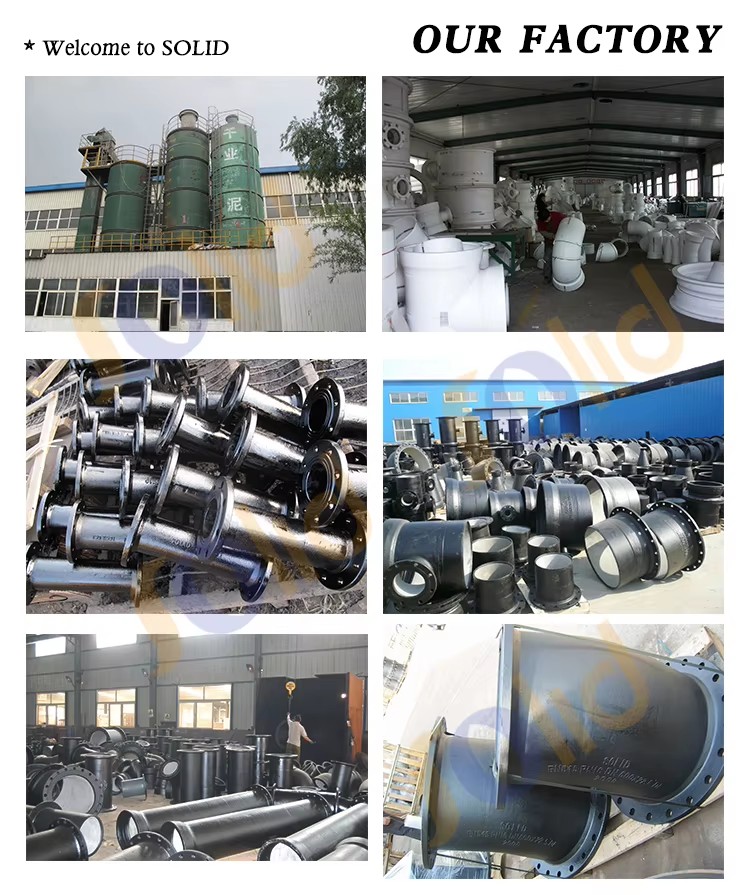 Ductile Iron Restrained Flange Adaptor Coupling for HDPE Pipes With Brass Ring