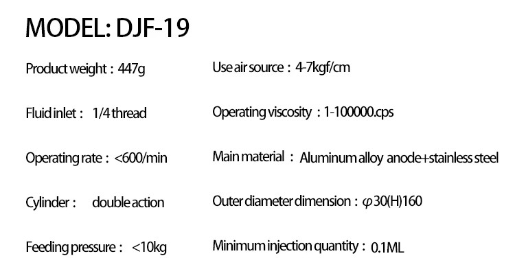 Cheap Price DJF-19 3131-2 Rhubarb Valve Hot Melt Glue Dispenser Valve
