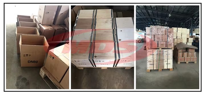 DN150 Flange Woltman Vane Wheel Water Meter Mechanism Coated Surface