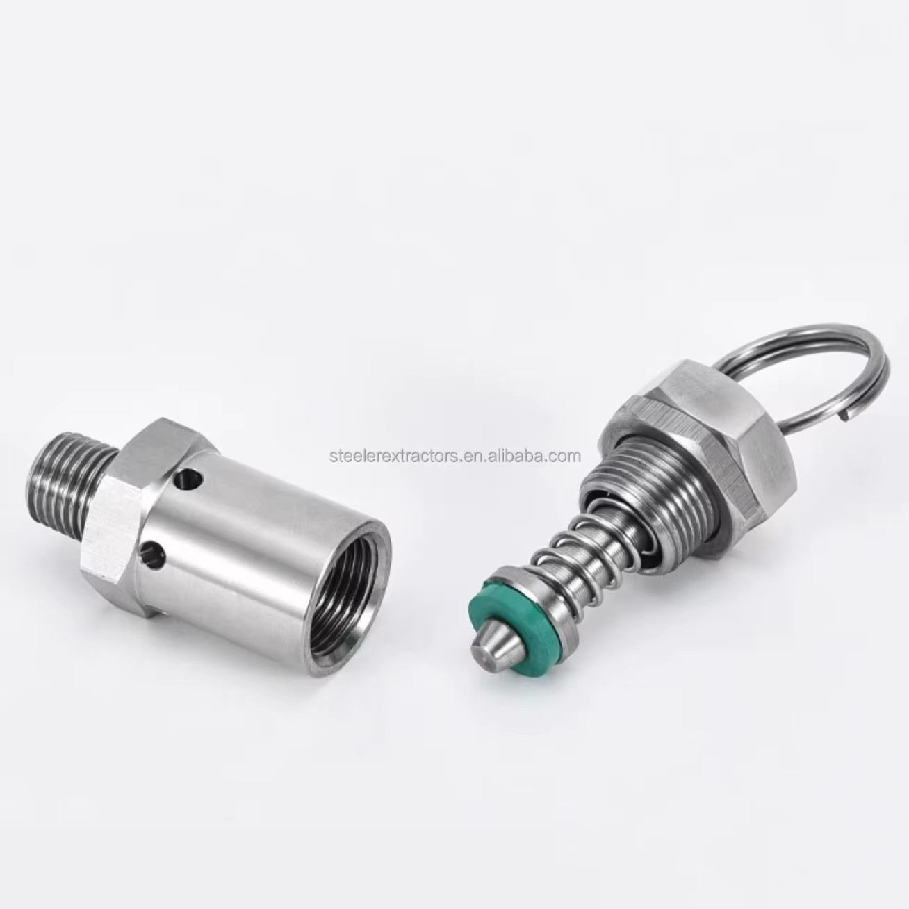 SS304 Stainless Steel Sanitary Air Compressor Safety Relief Valve