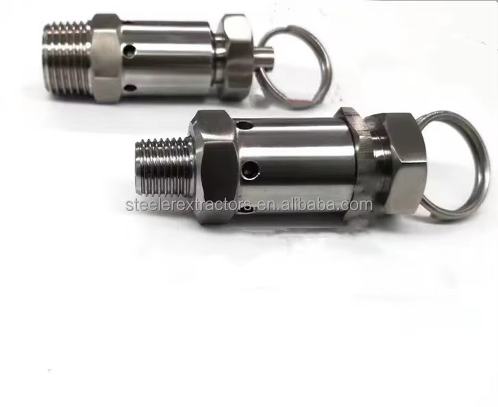 Pressure Relief Valve Adjustable Stainless Steel Safety Valve