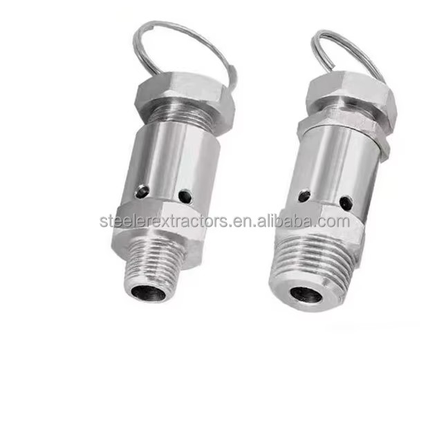 Pressure Relief Valve Adjustable Stainless Steel Safety Valve
