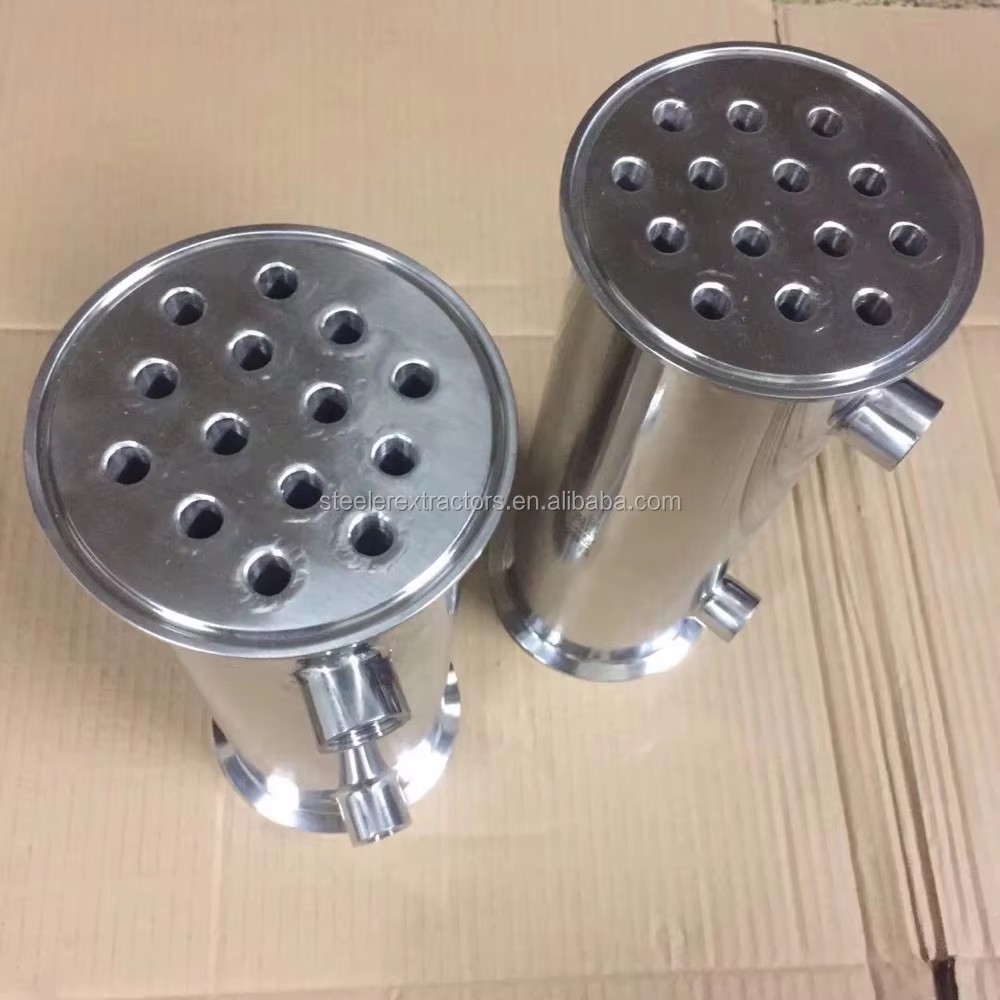 Stainless Steel 4"x36" Tri Clamp Dephlegmator Condensers with 1/2 Inch Tube