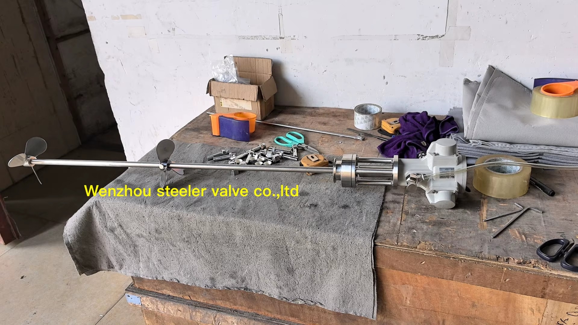 Pneumatic Motor Pneumatic Blade Type Sanitary Grade Powerful High-speed Stirrer Motor air Motor