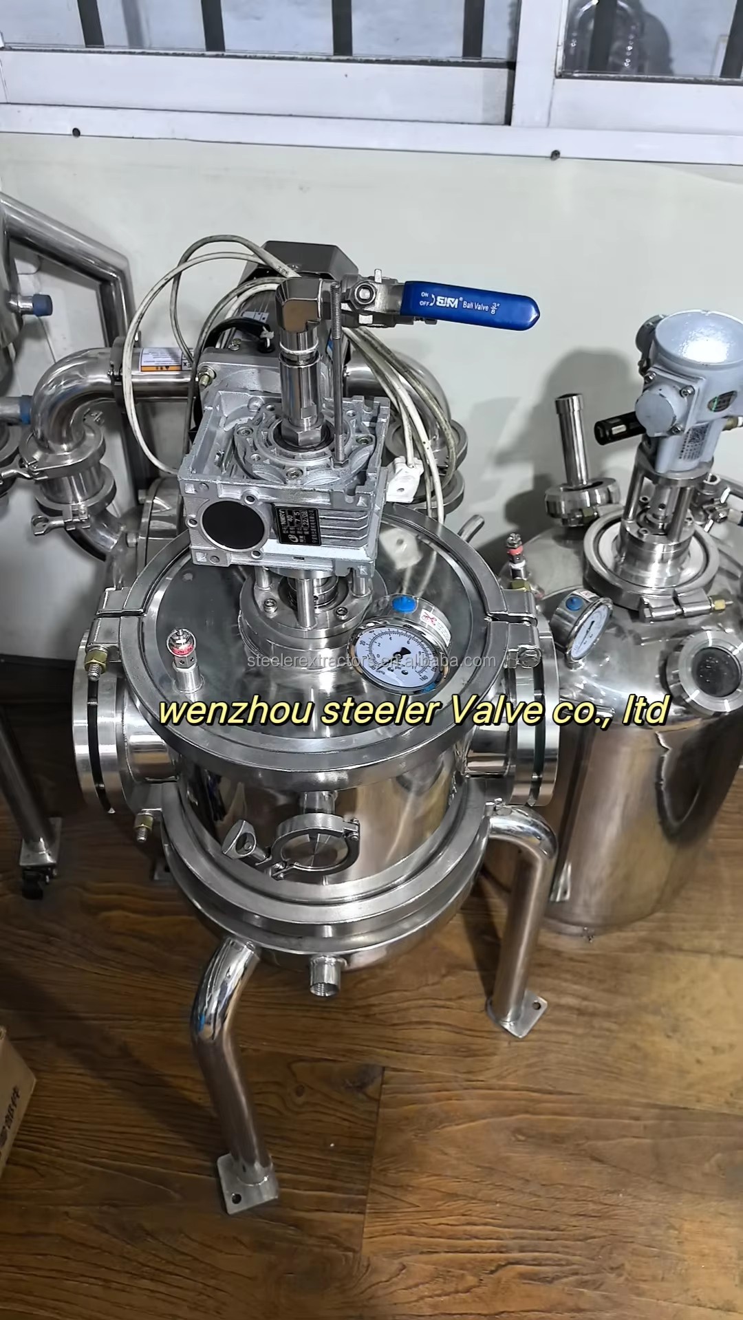 Pneumatic Motor Pneumatic Blade Type Sanitary Grade Powerful High-speed Stirrer Motor air Motor