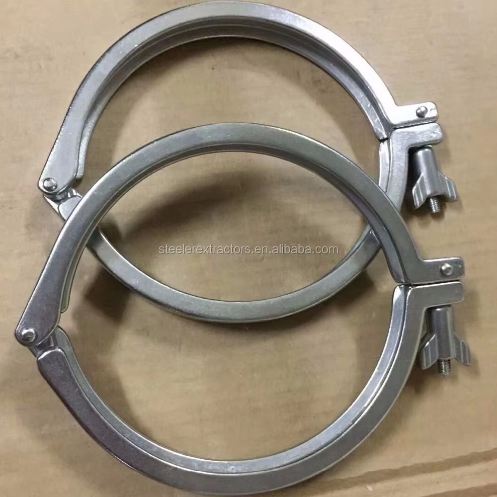 Stainless Steel 304 2" 3" 4" 6" 10" 12" Sanitary Single Pin Tri Clamp