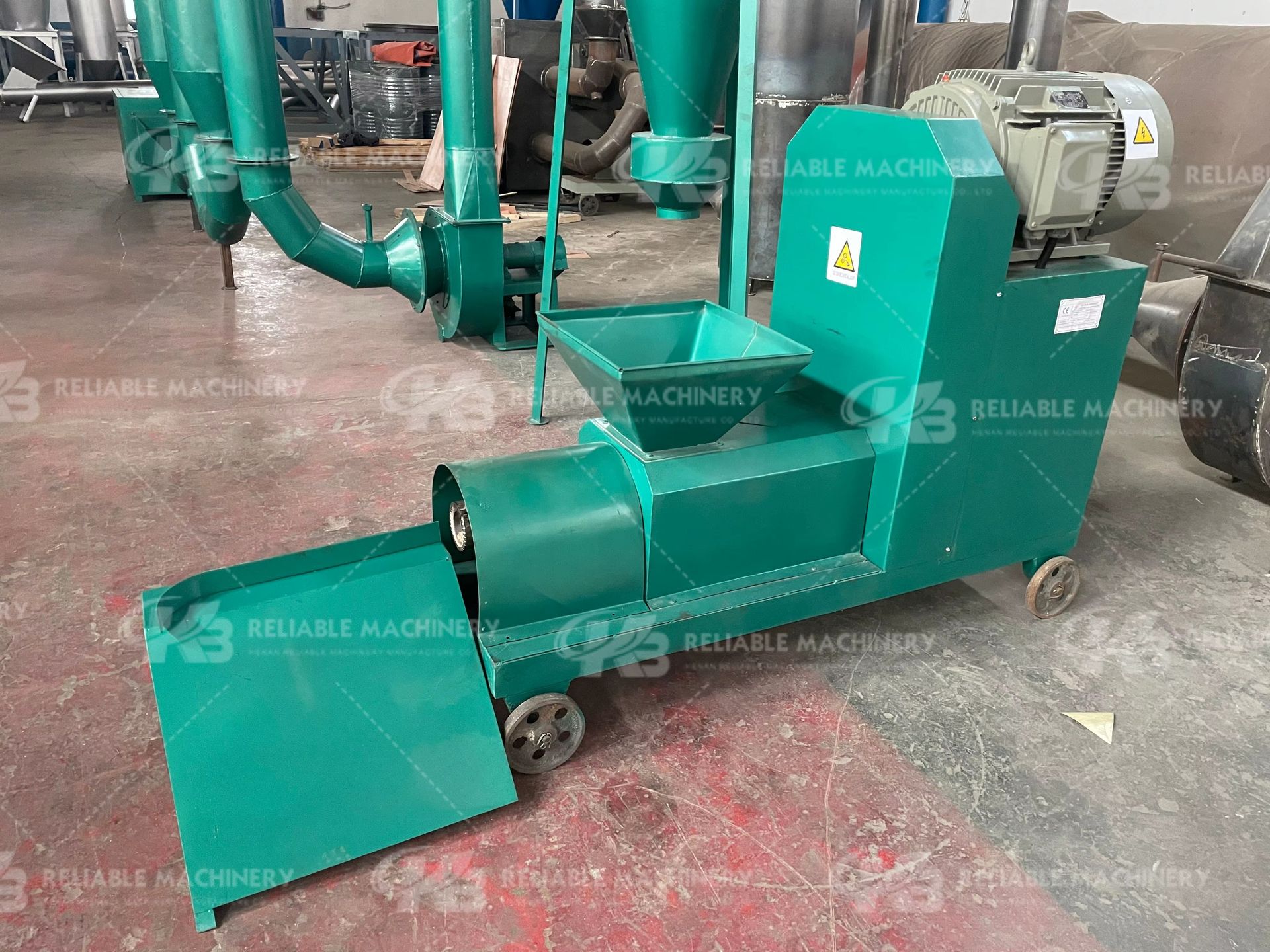 Fully Automatic Charcoal Coal Making Equipment Biomass Fule Briquetting Machine for Sawdust