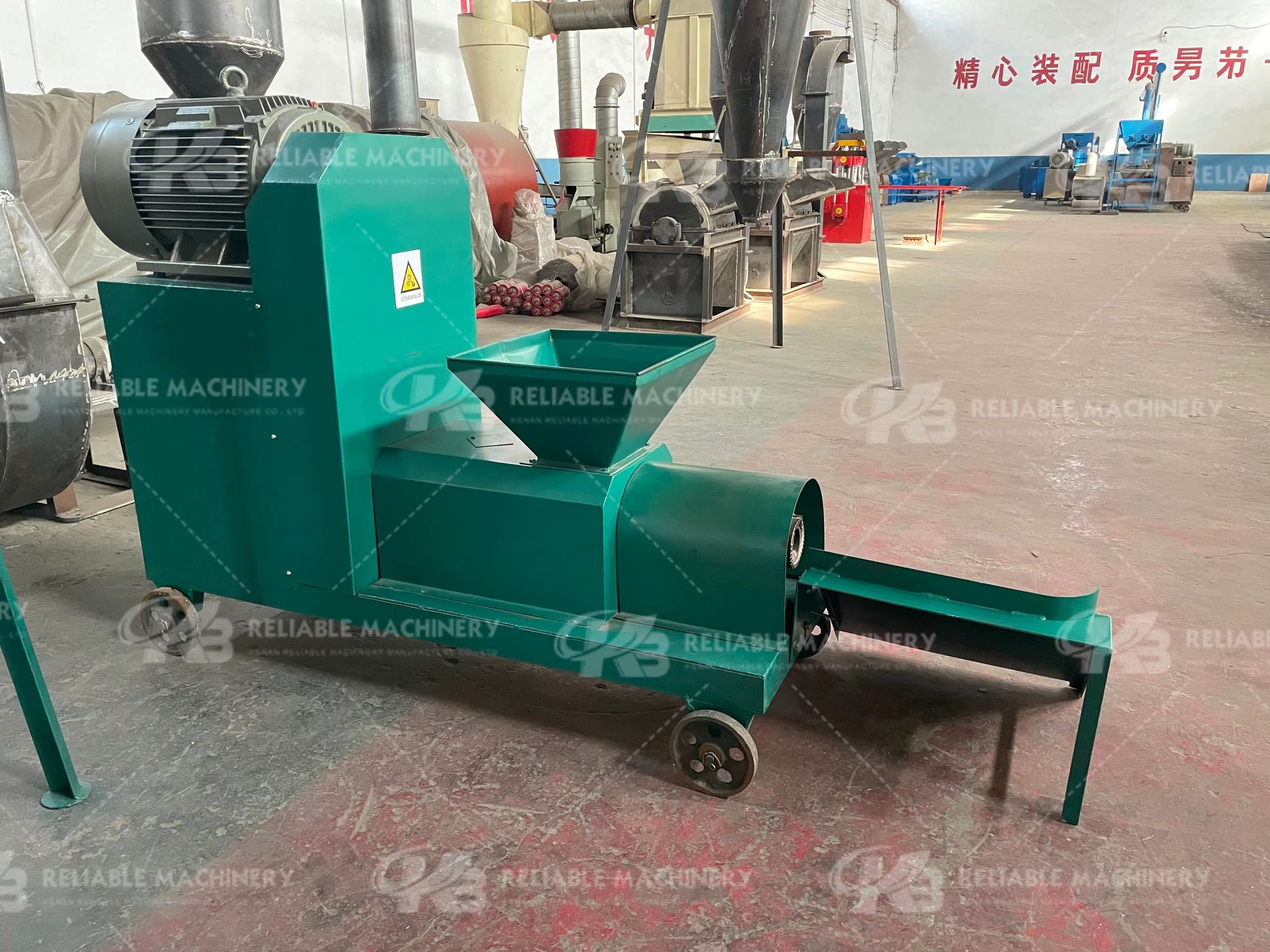 Fully Automatic Charcoal Coal Making Equipment Biomass Fule Briquetting Machine for Sawdust
