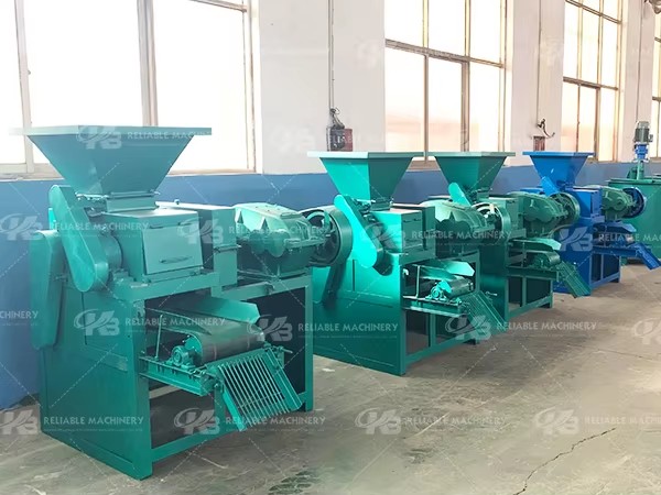 Pillow Egg BBQ Biomass Coal Charcoal Ball Roller Press Briquette Making Machine Easy Operation