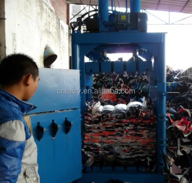 500kg Hydraulic Waste Paper Baling Packing Machine | Used Clothes Bale Press Machine | Cardboard Baling Press Machine