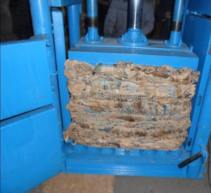 500kg Hydraulic Waste Paper Baling Packing Machine | Used Clothes Bale Press Machine | Cardboard Baling Press Machine