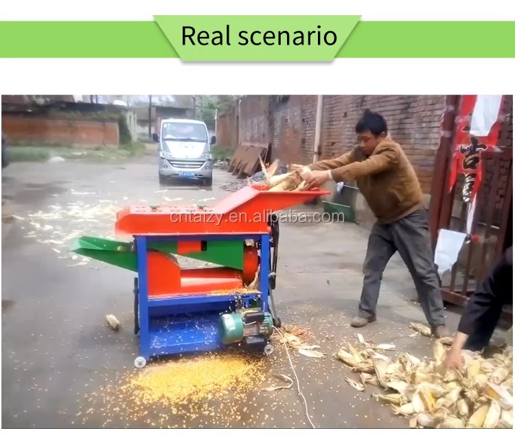 Corn Husker Machine on Sale Sweet Corn Threshing Machine Best Quality Corn Thresher Cum Skin Peeling Machine for Sale