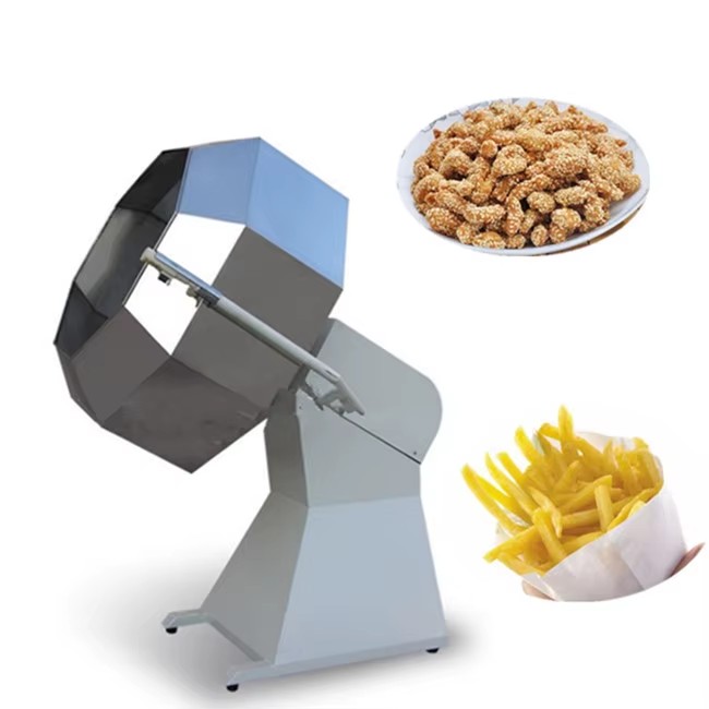 High Efficient Peanut Snacks Sugar Flour Popcorn Chocolate Coating Nut