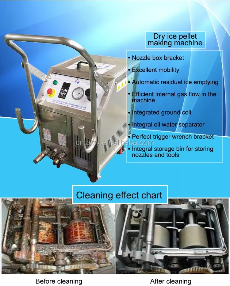 Dry Ice Pelletizer Machine and Dry Ice Making Block Machine