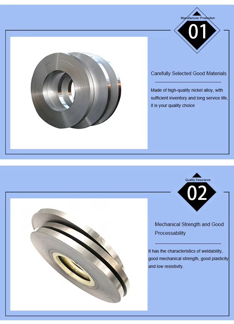 EB EB80261 Nickel Foil 18650/32650 Lithium Battery Welding Pure Nickel Strip Connecting Piece Battery Accessories >99.9% Purity
