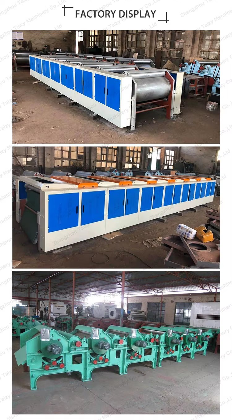 Good Condition Cotton Quilt Clothes Recycling Machine/waste Fabric Textile Recycling Machine