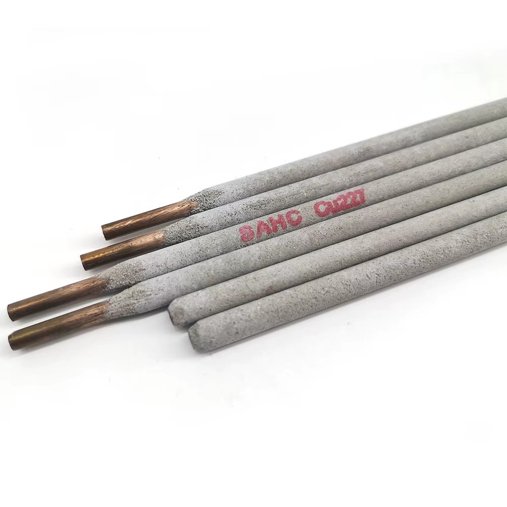 Phosphor Bronze Welding Electrode Cu227 AWS ECuSn-C Copper Alloy Welding Rod 3.2mm 300-450mm Length for Copper Cast Iron Welding