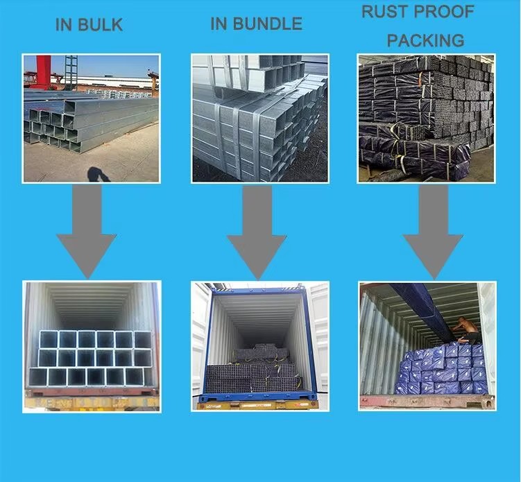 GI Tube / Pre Galvanized Square Pipe / Galvanized Square Steel Tubing